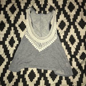 grey casual top